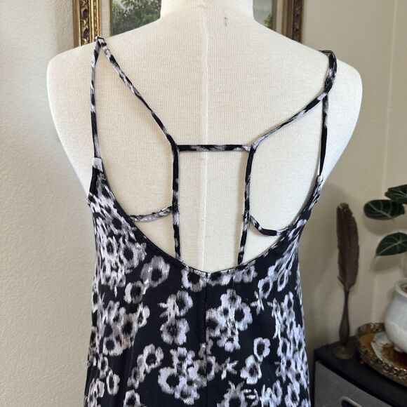 Abercrombie & Fitch ALine Spaghetti Strap Shift Dress Floral Sundress Sz S-M - Picture 6 of 10